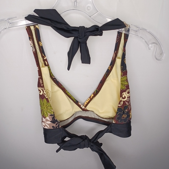 Athleta Halter Swim Bikini Top Floral - Picture 3 of 4